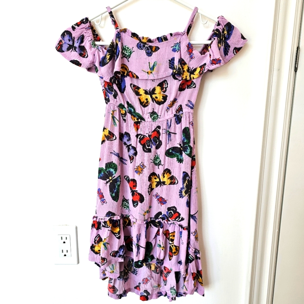 Old Navy girls off shoulder summer dress Size 5 (xs)